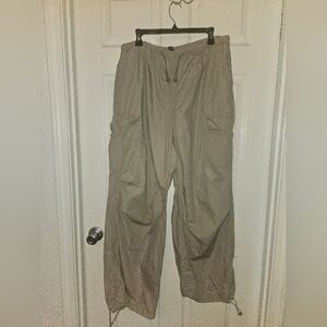Wild Fable Cargo Parachute Pants..Lg...khaki